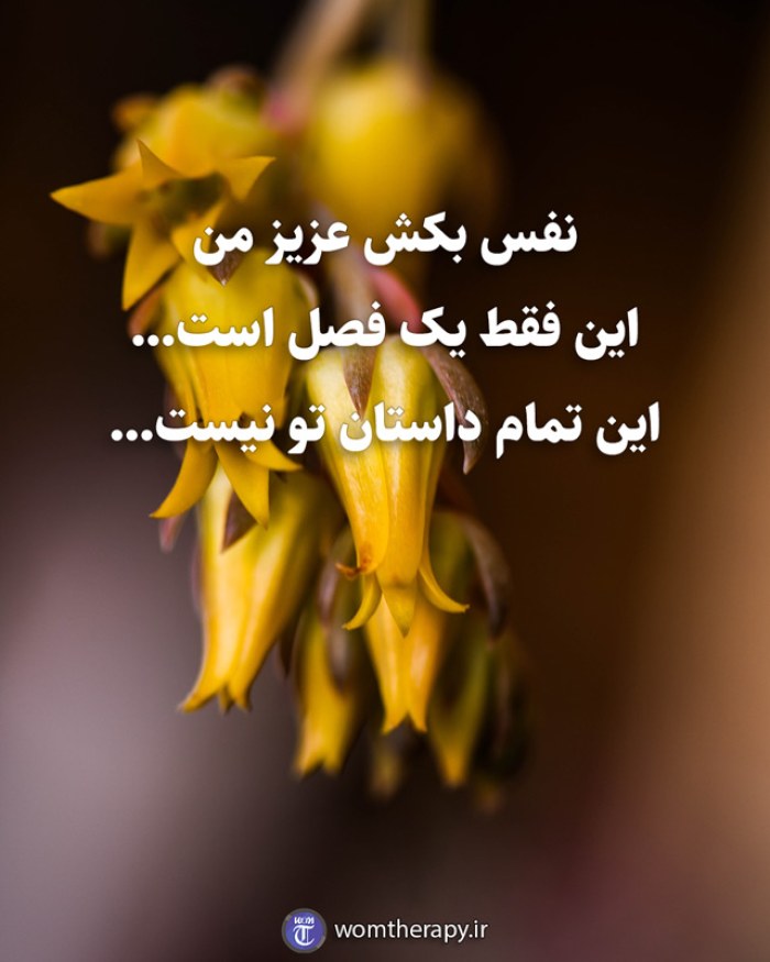 نفس بکش عزیز من این فقط یک فصل است... این تمام داستان تو نیست...