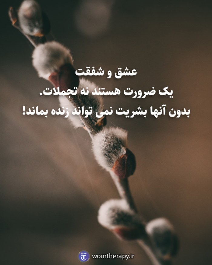 عشق و شفقت یک ضرورت هستند نه تجملات. بدون آنها بشریت نمی تواند زنده بماند!
