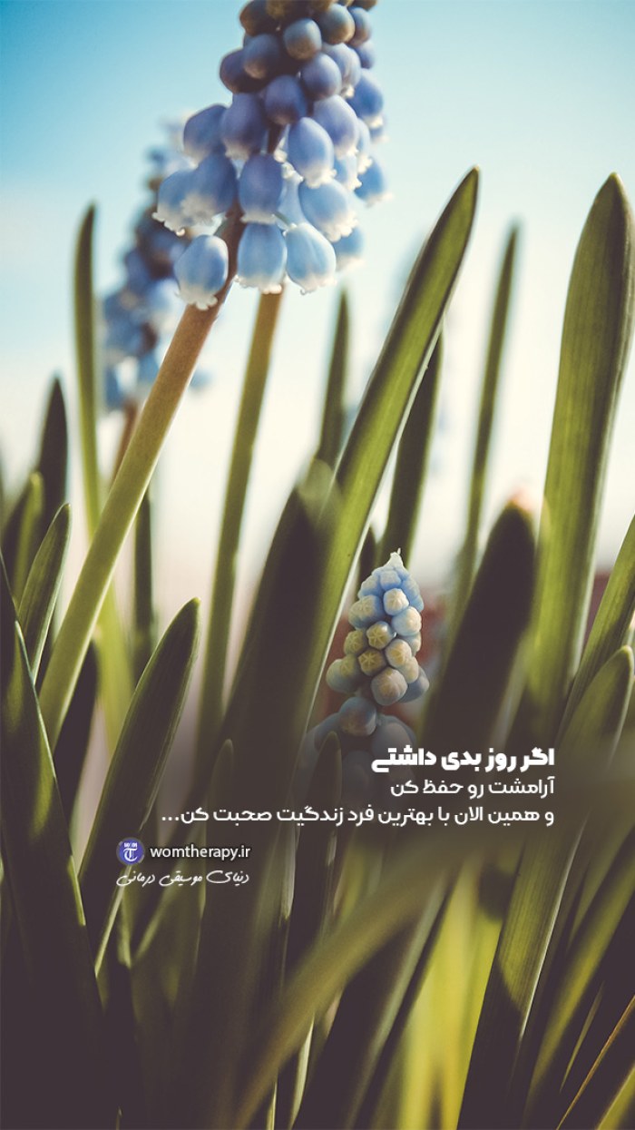 اگر روز بدی داشتی آرام و صبور باش